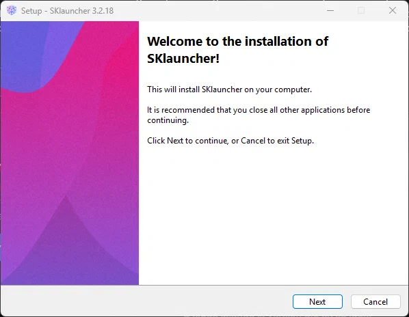 SKLauncher paso 1