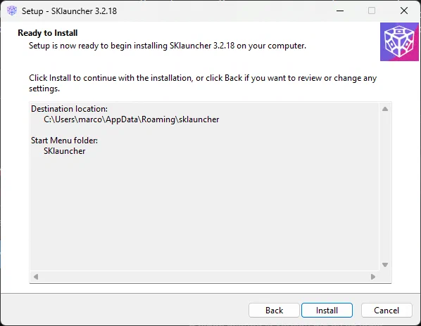 SKLauncher paso 4